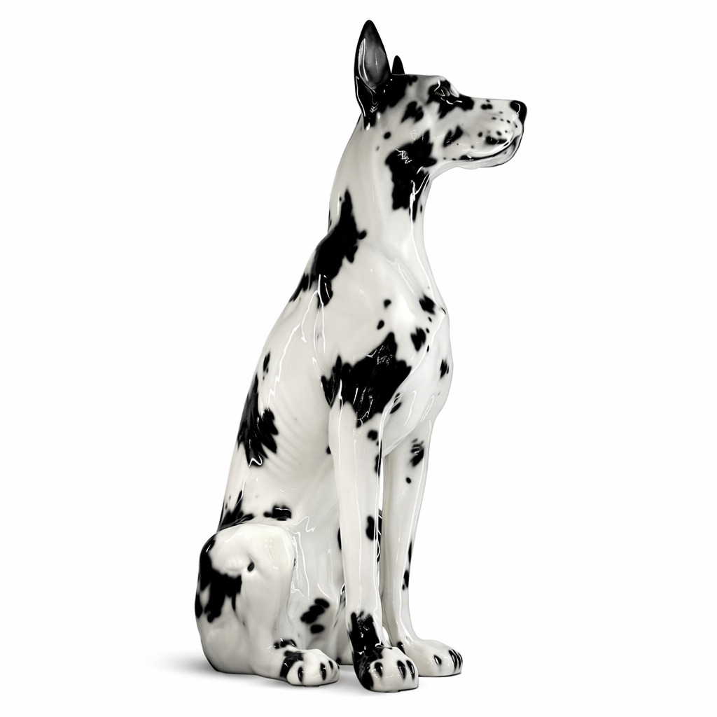 Abhika Porselen Köpek Heykeli 3 Abhika Porselen Köpek Heykeli - Görsel 3