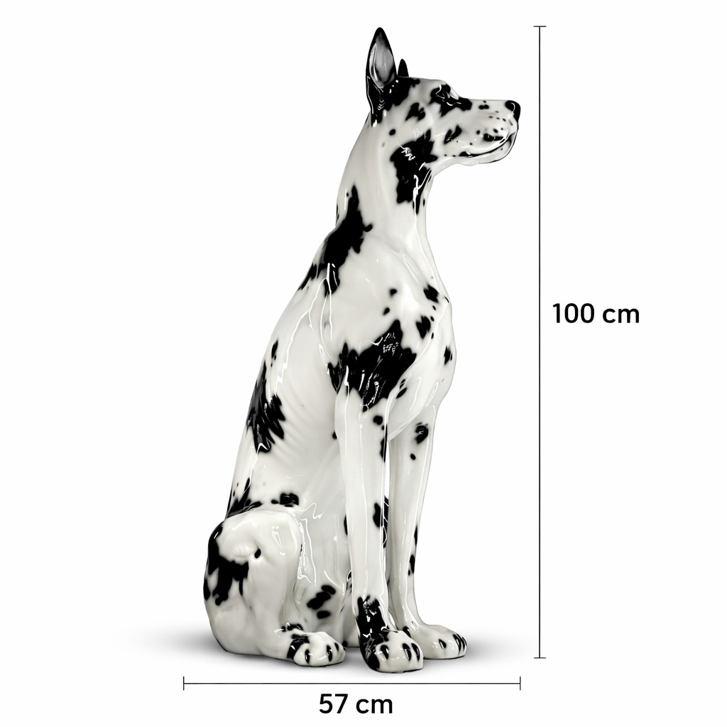 Abhika Porselen Köpek Heykeli 4 Abhika Porselen Köpek Heykeli - Görsel 4