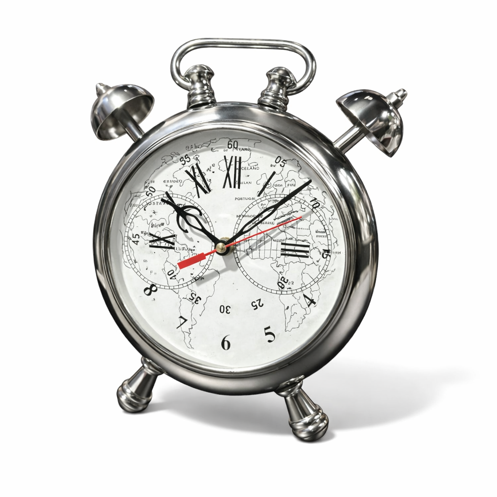 Nautica Gümüş Masa Saati 1 Nautica Gümüş Masa Saati