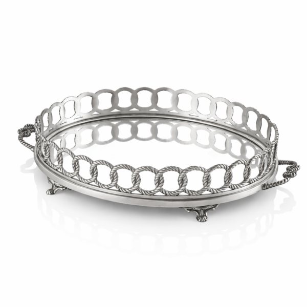 Halatlı Yuvarlak Jardinyer