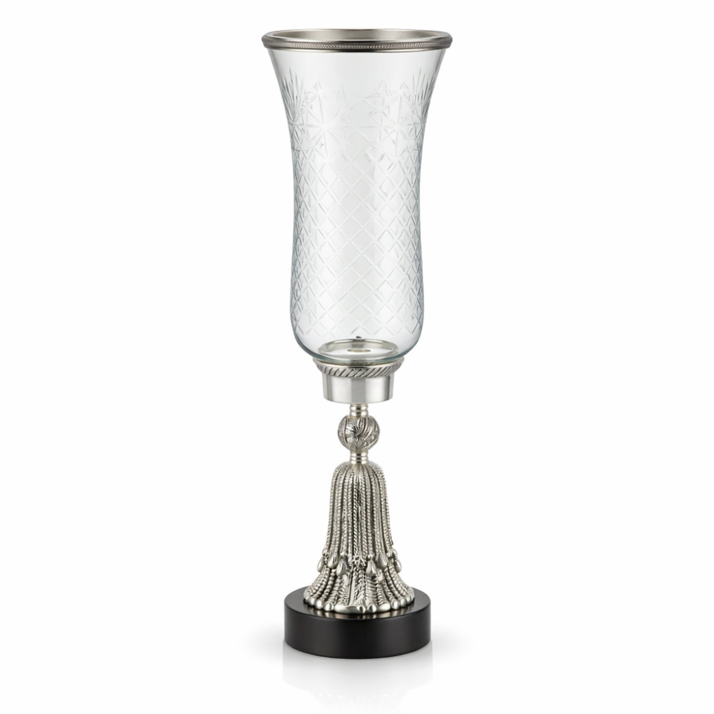 Paradiso Gümüş Huricane Şamdan