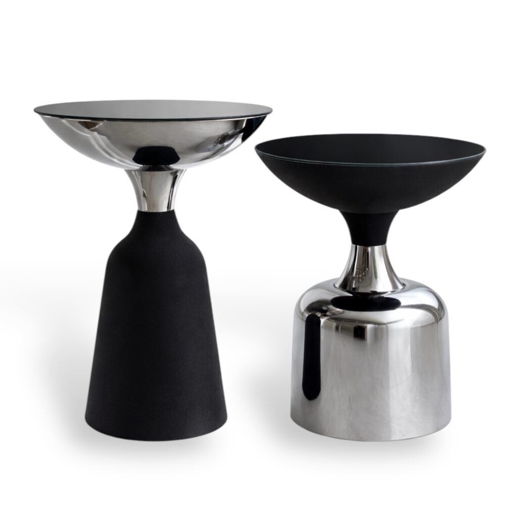 Aures İkili Mantar Sehpa Seti