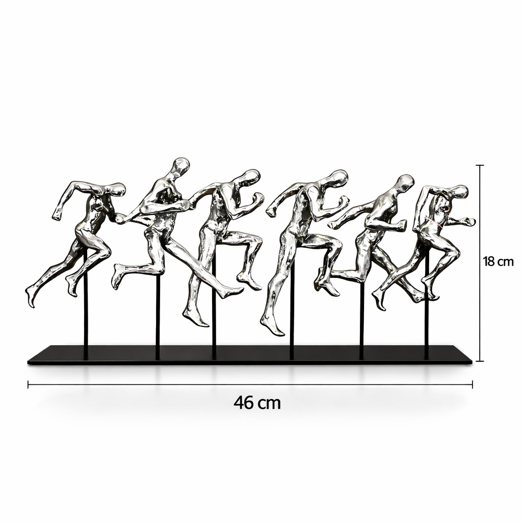 Run Koşan Adamlar Heykel Obje 2 Run Koşan Adamlar Heykel Obje - Görsel 2