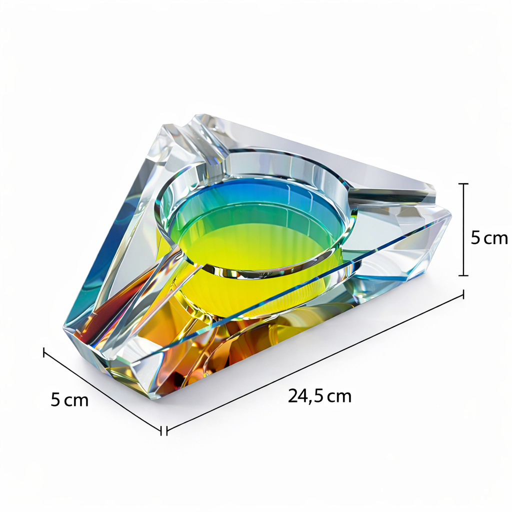 Prisma Hologram Kristal Cam Puro Küllük 3 Prisma Hologram Kristal Cam Puro Küllük - Görsel 3