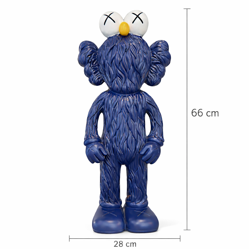Mavi Kaws Heykeli 2 Mavi Kaws Heykeli - Görsel 2