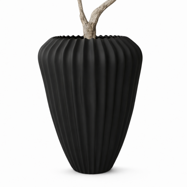 Noir Mat Siyah Fiber Saksı