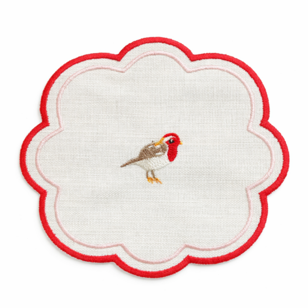 Kuş Desenlı 6lı Kokteyl Peçete