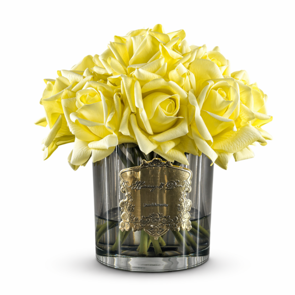 Harmony & Deo 15 Güllü Sarı Oda Kokusu Füme Vazo