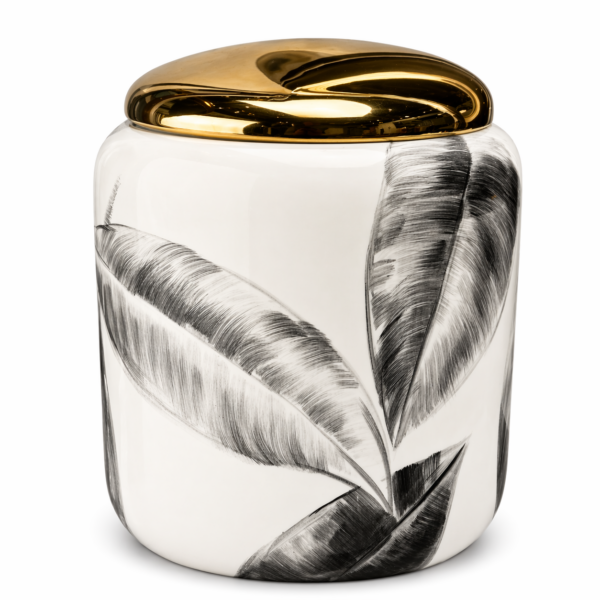 Porselen El Boyaması Küp Büyük Boy