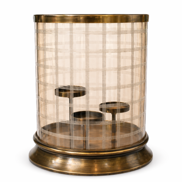 Pirinç Eskitme 3'lü Şamdan