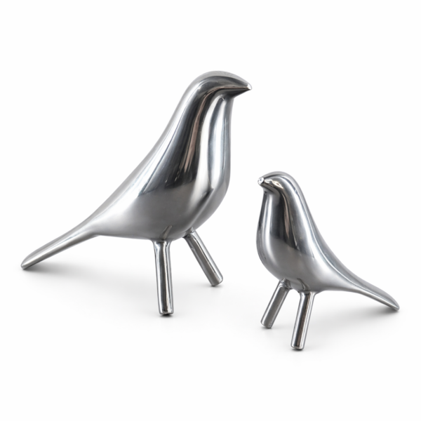2'li Metal Kuş Obje