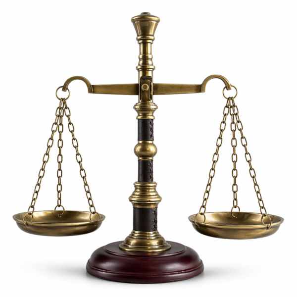 Saf Pirinç Terazi Dekor