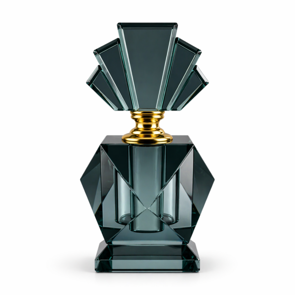 Petrol Geometrik Parfüm Şişesi Büyük Boy