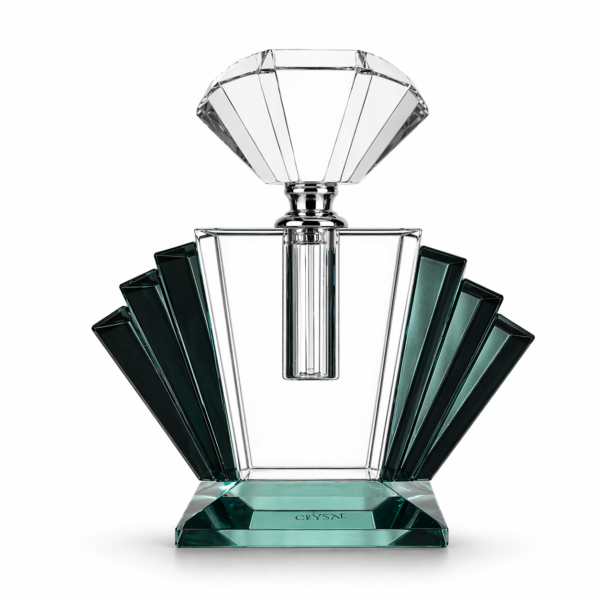 Şeffaf Petrol Yelpaze Parfüm Şişesi Büyük Boy