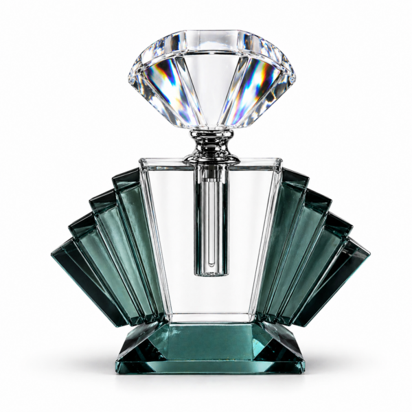 Şeffaf Petrol Yelpaze Parfüm Şişesi Küçük Boy