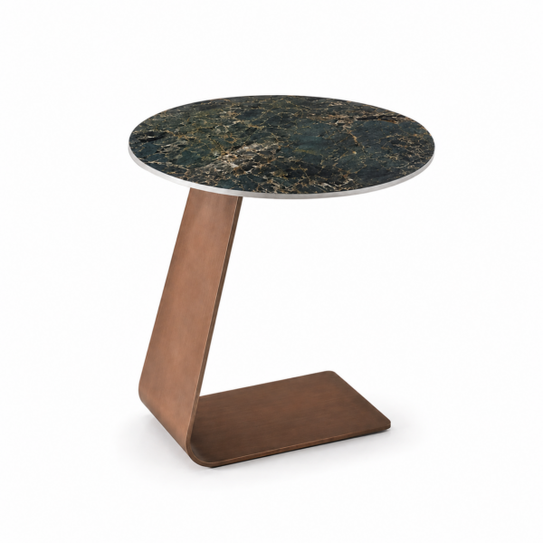 Seramik Tablalı Yan Sehpa