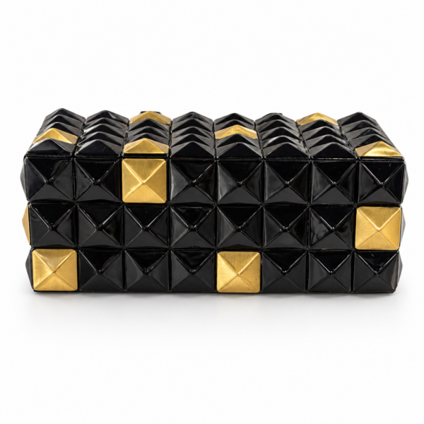 Zımba Kutu Siyah Gold Büyük Boy