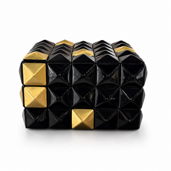 Zımba Kutu Siyah Gold Küçük Boy