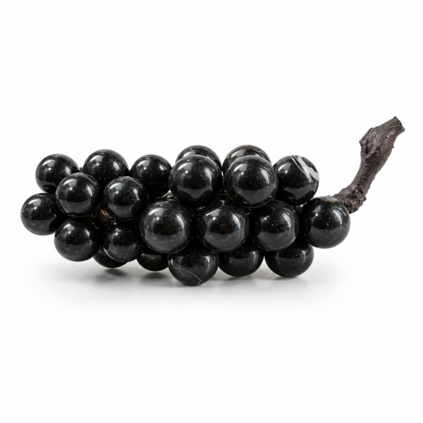 Siyah Mermer Üzüm Obje