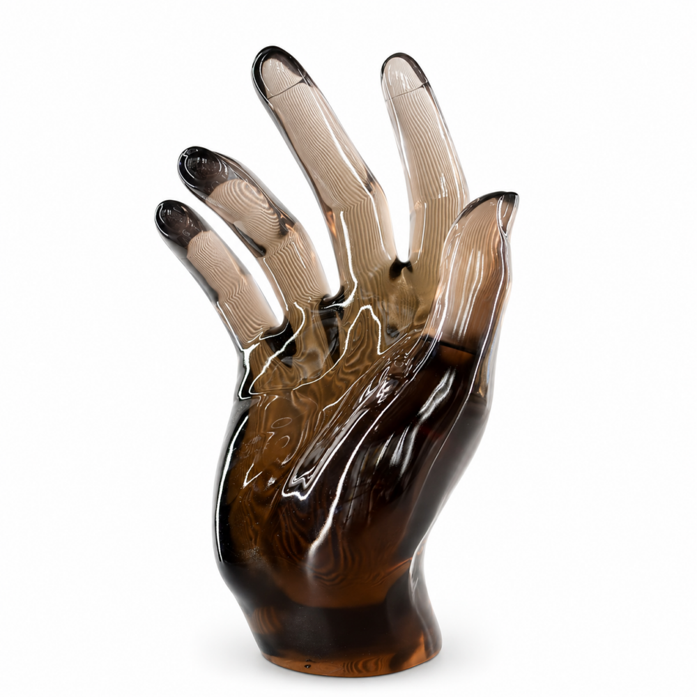 Resin El Obje Açık Kahve