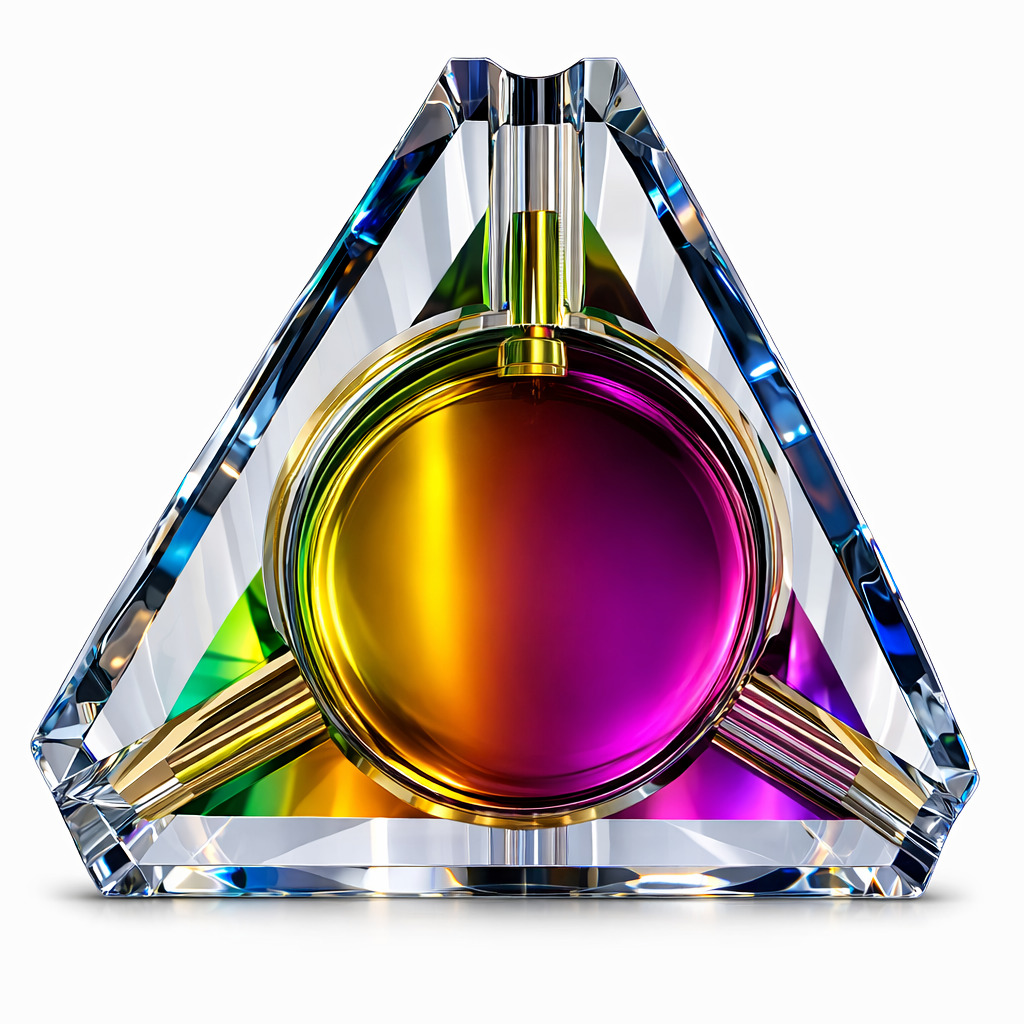 Prisma Hologram Kristal Cam Puro Küllük 2 Prisma Hologram Kristal Cam Puro Küllük - Görsel 2