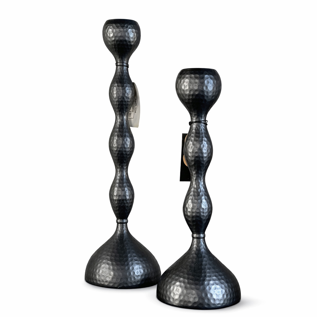 Metal Boğumlu Şamdan Set 1 Metal Boğumlu Şamdan Set