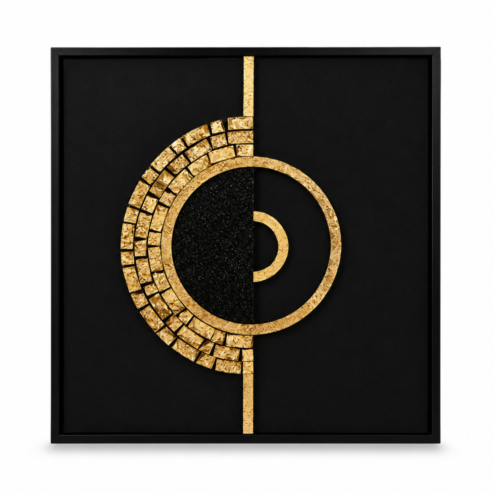 Geometrik Soyut Yağlı Boya Tablo