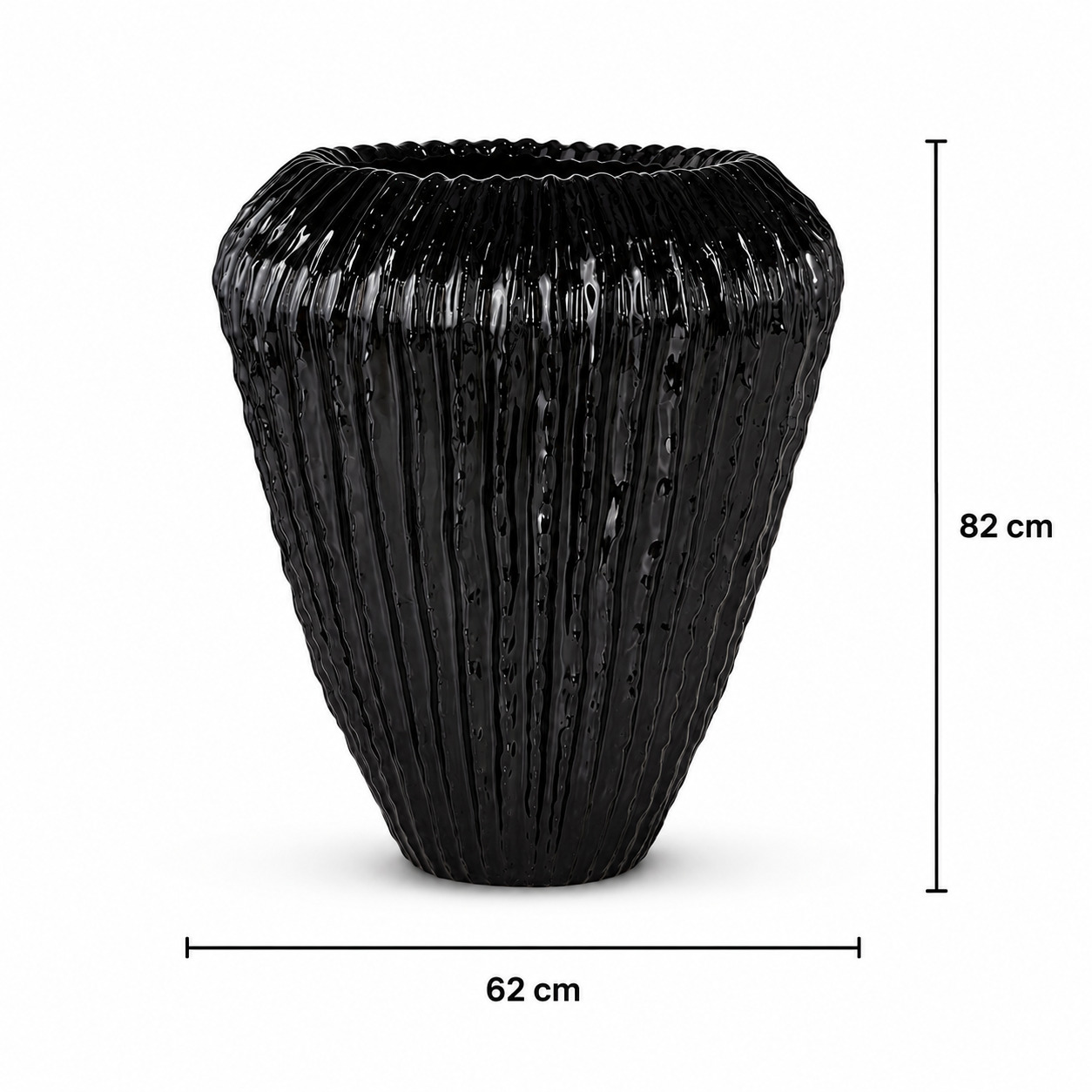 Noir Fiber Saksı Büyük Boy 2 Noir Fiber Saksı Büyük Boy - Görsel 2