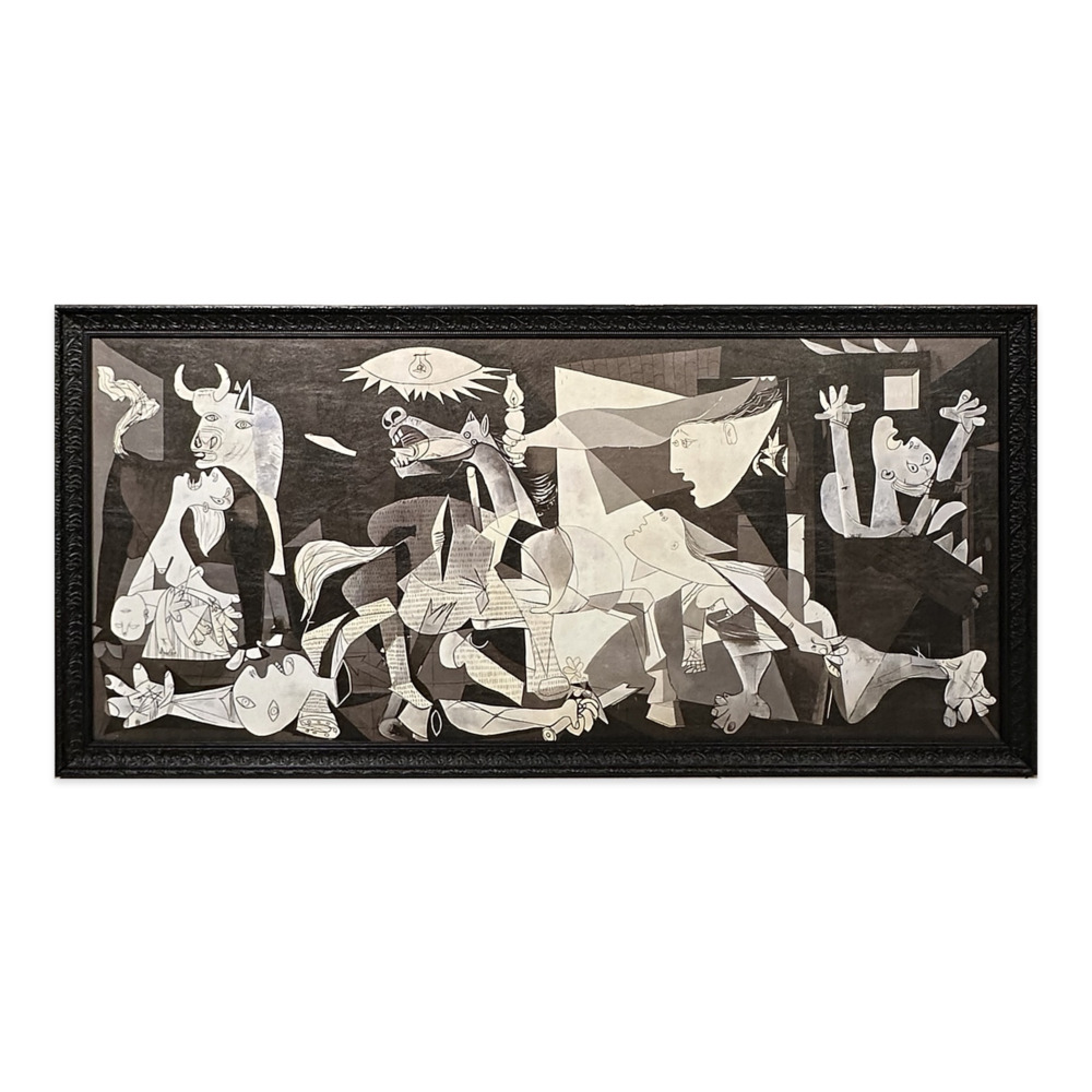Guernica Nero Çerçeveli Tablo